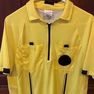 Yellow Soccer Referee Jersey